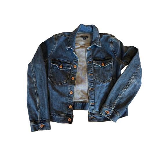 J Crew Classic Denim Jean Jacket - Size Small - Excellent - Picture 1 of 3